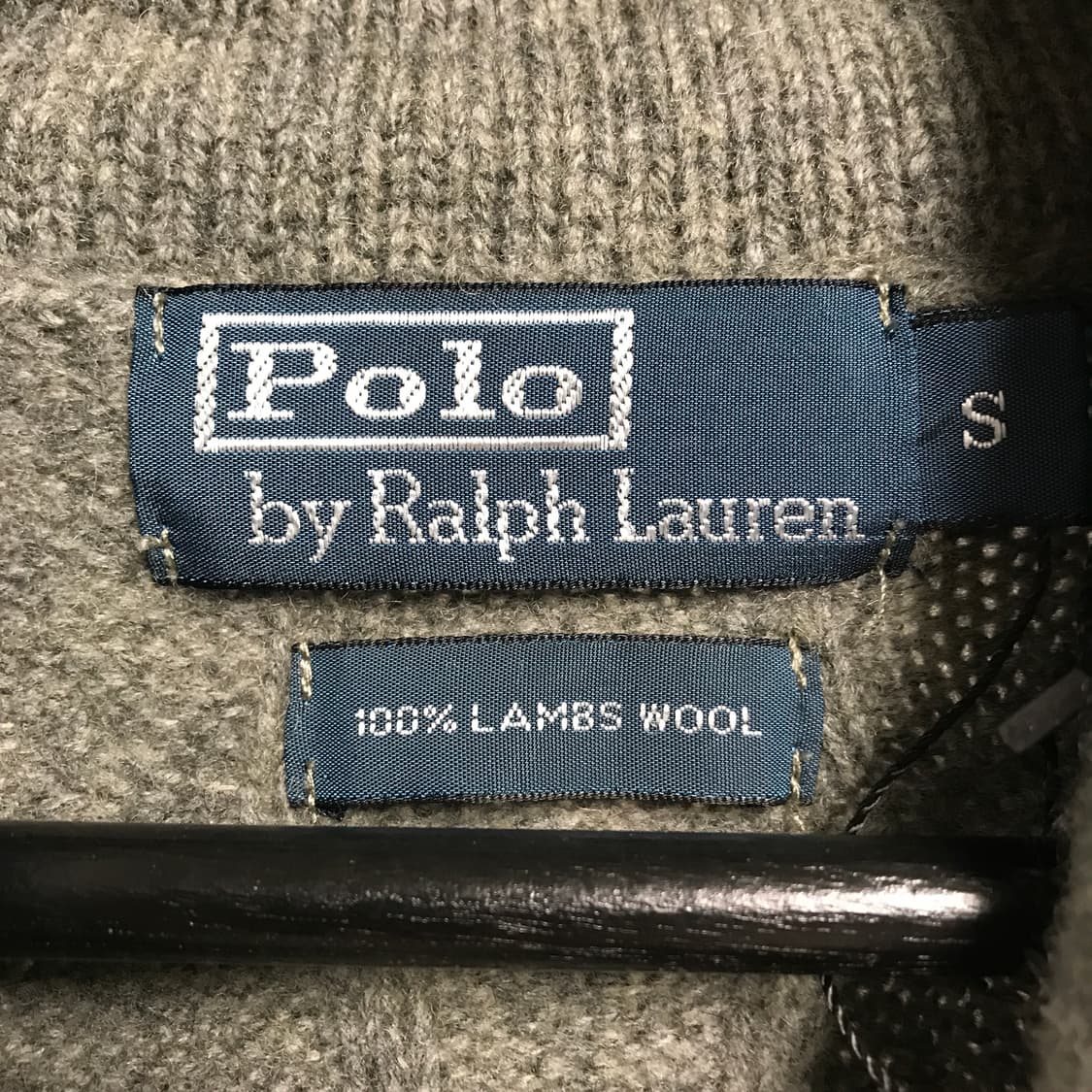 폴로 랄프로렌 엘보우 패치 숄카라 가디건 S 상품이미지4