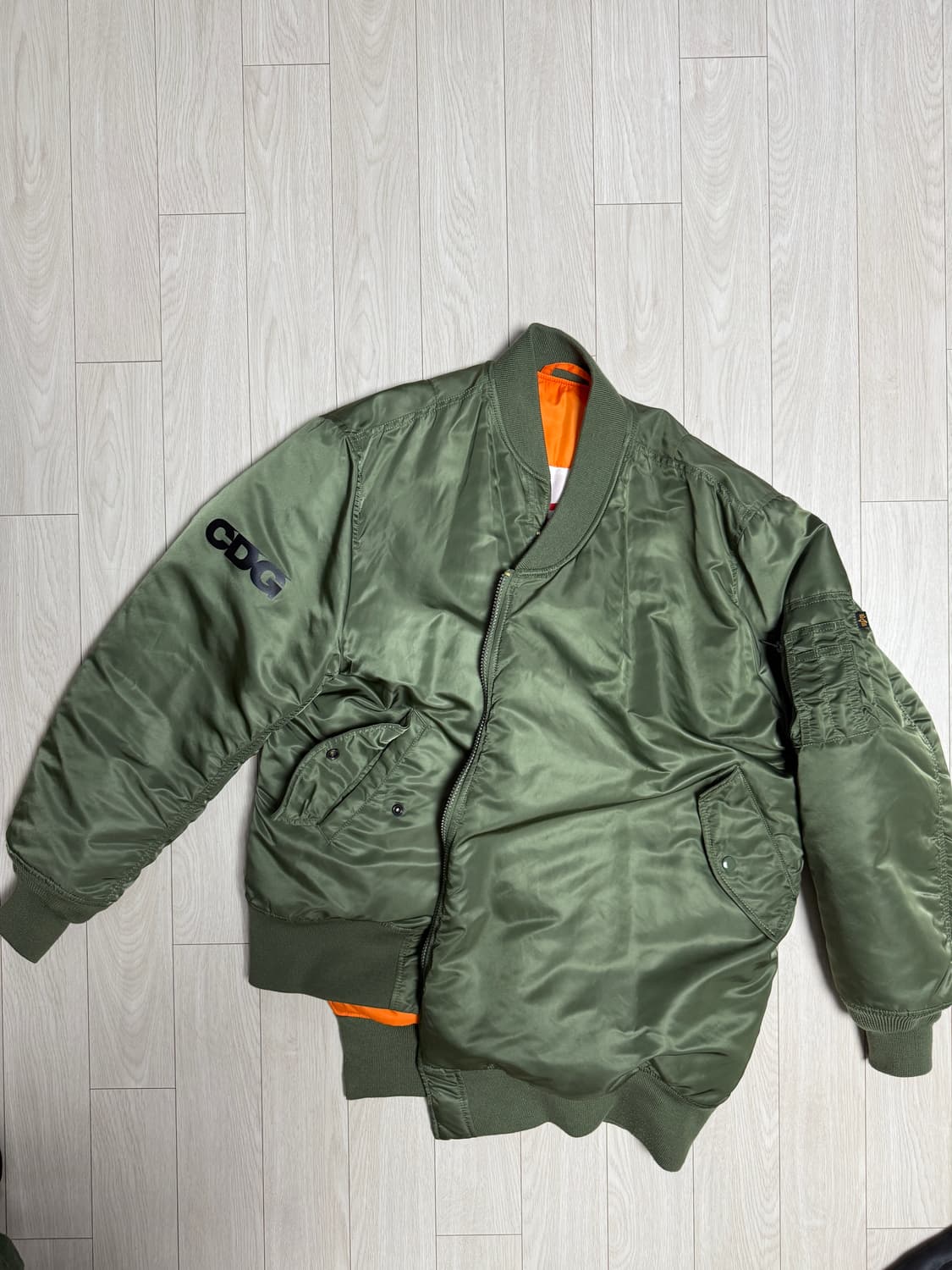 [XL] CDG 알파인더스트리 MA-1 점퍼 상품이미지3