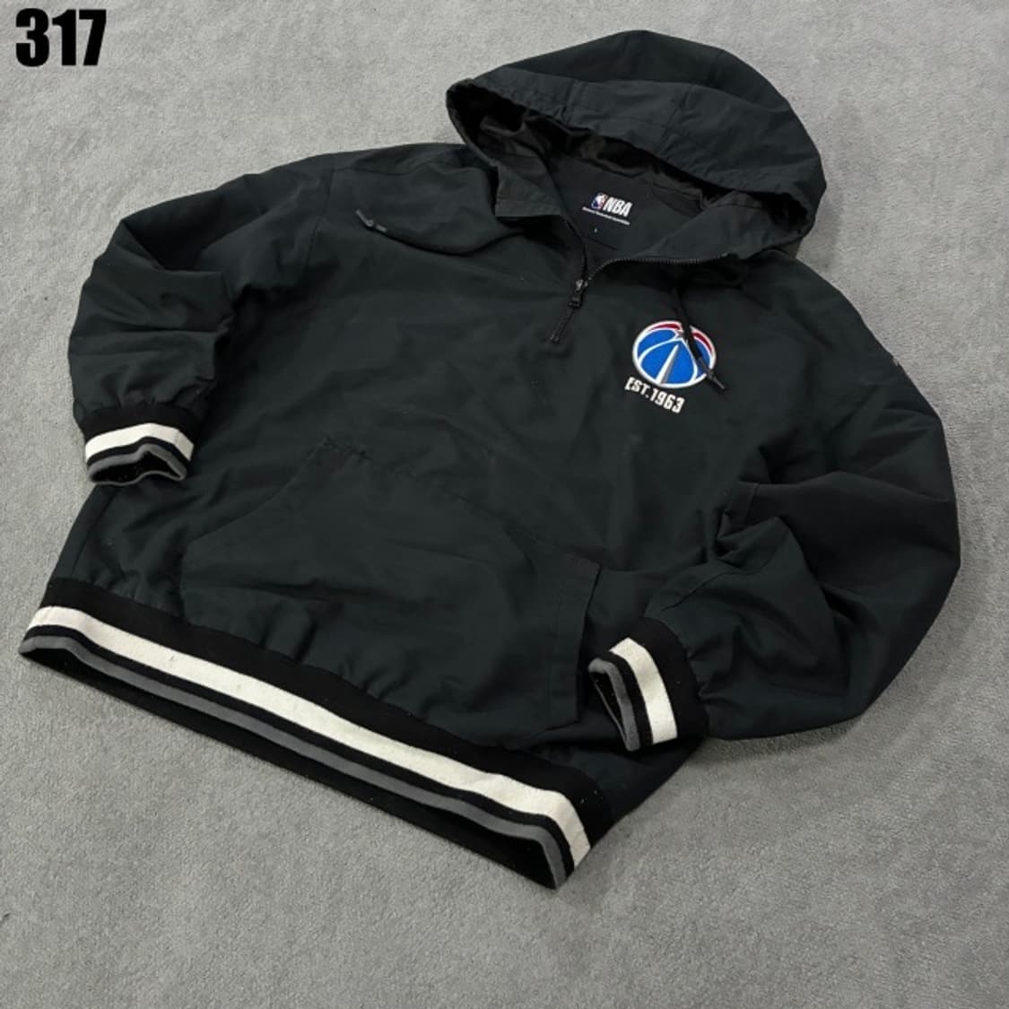 NBA 블랙 하프집업 상품이미지1