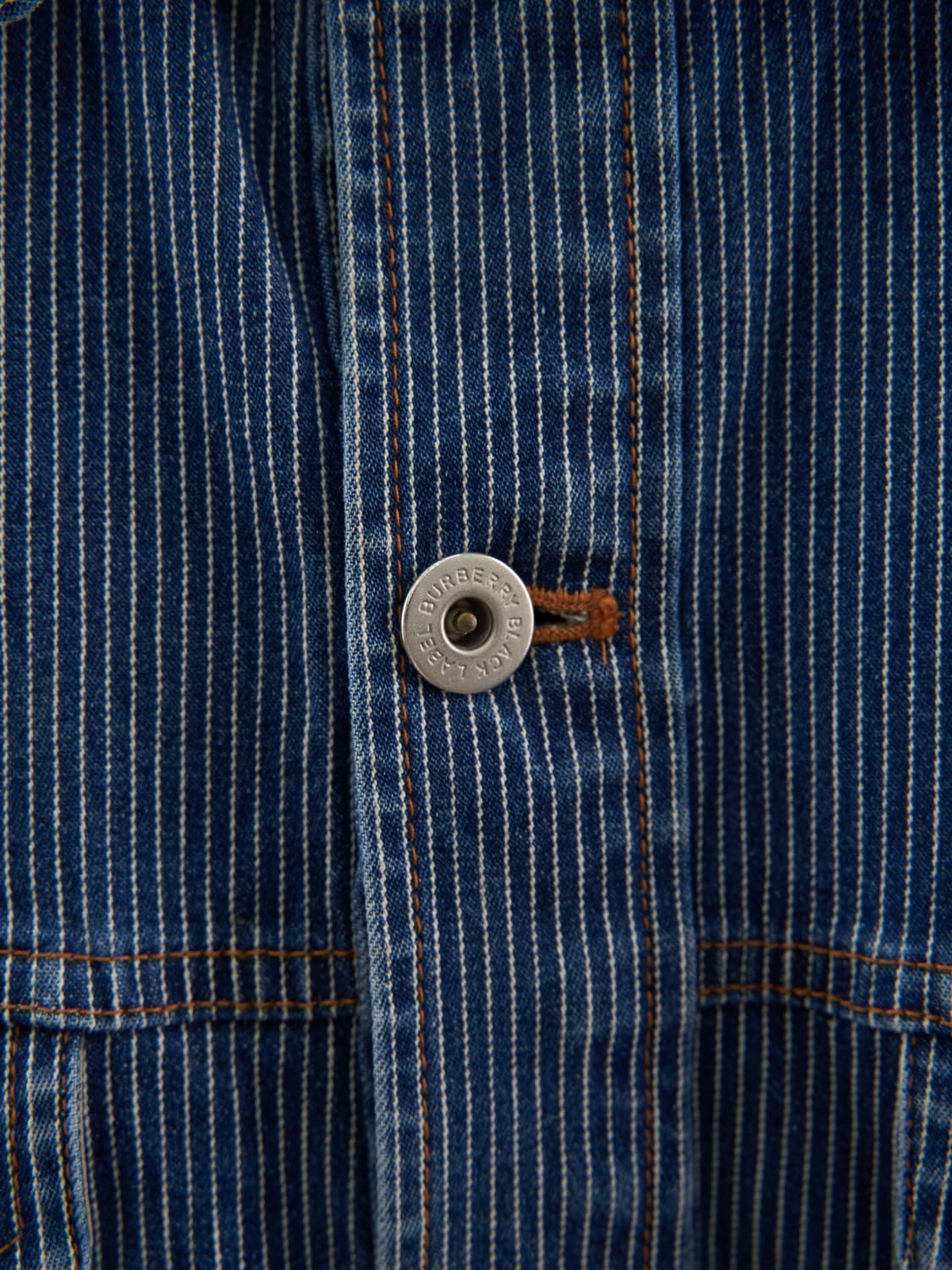 Burberry 블랙라벨 스트라이프 데님 자켓 상품이미지5