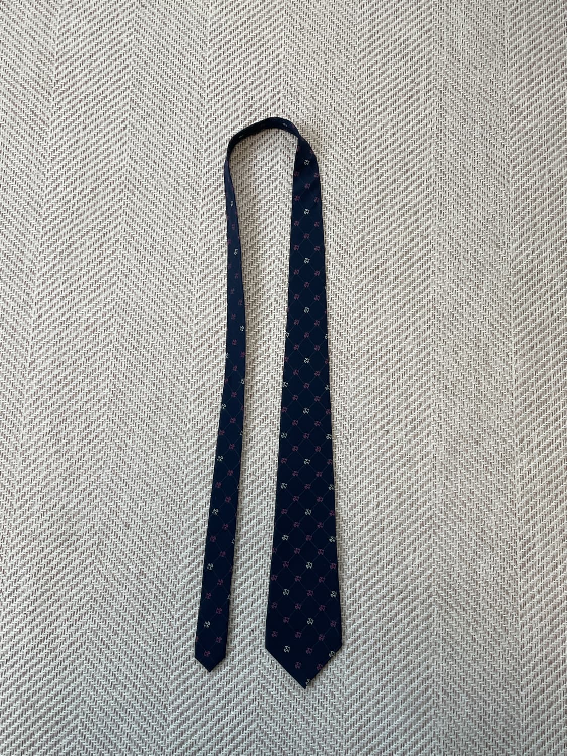 니나리치 네이비 넥타이  J03630 상품이미지3