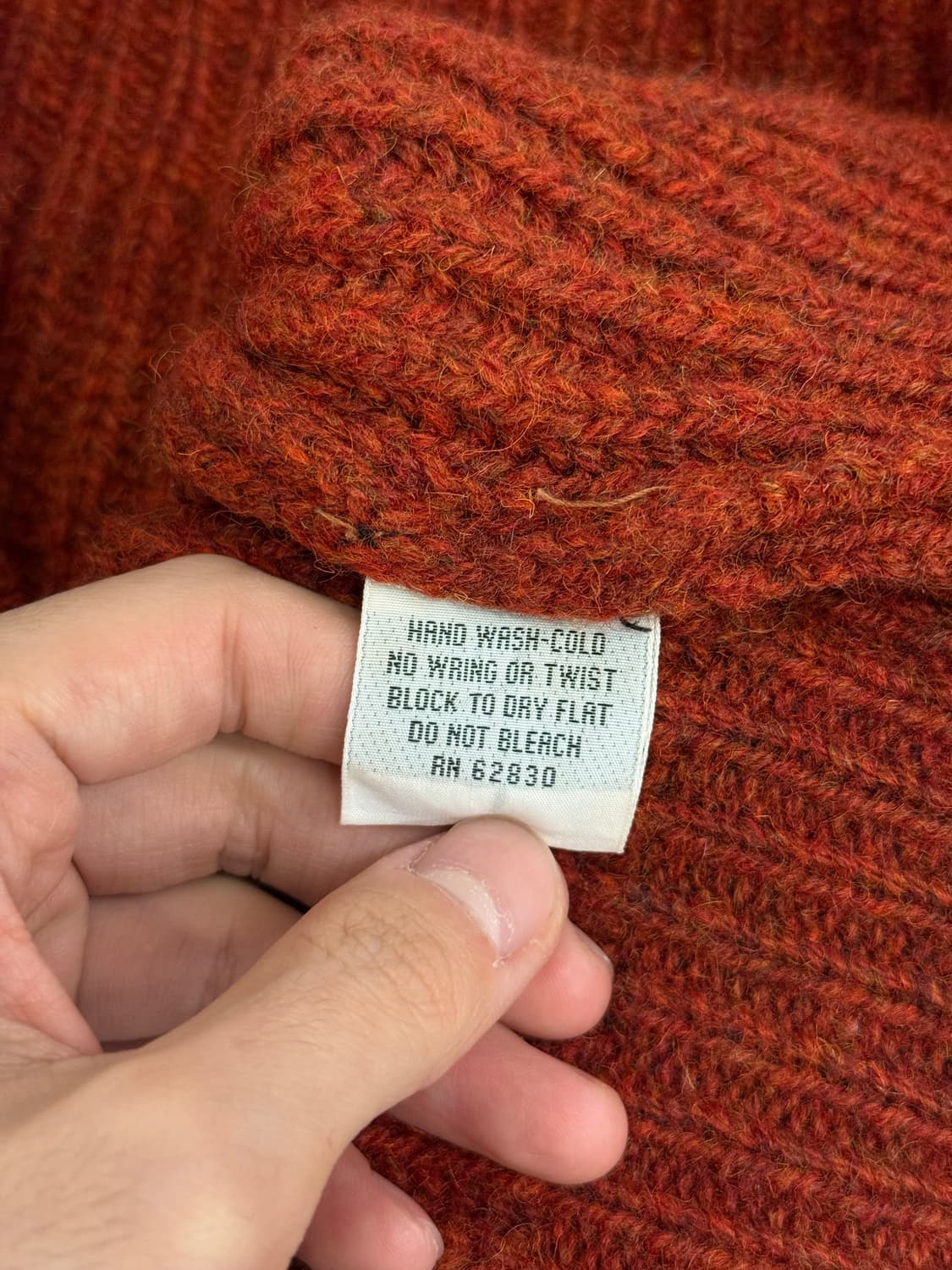 M) England Lands’ End Wool Raglan Knit S 상품이미지9