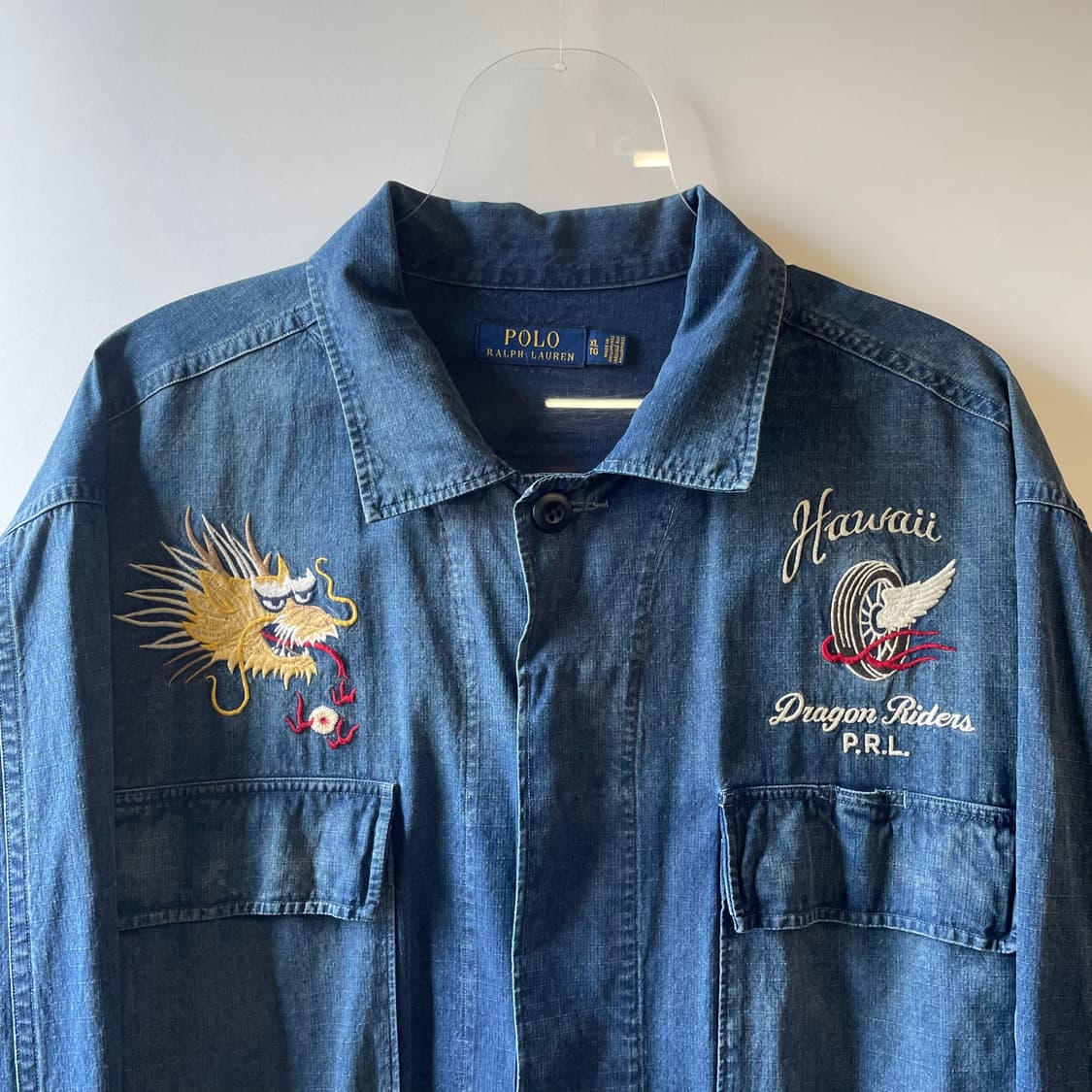 폴로 랄프로렌 드래곤 라이더스 자수 워크자켓 상품이미지3