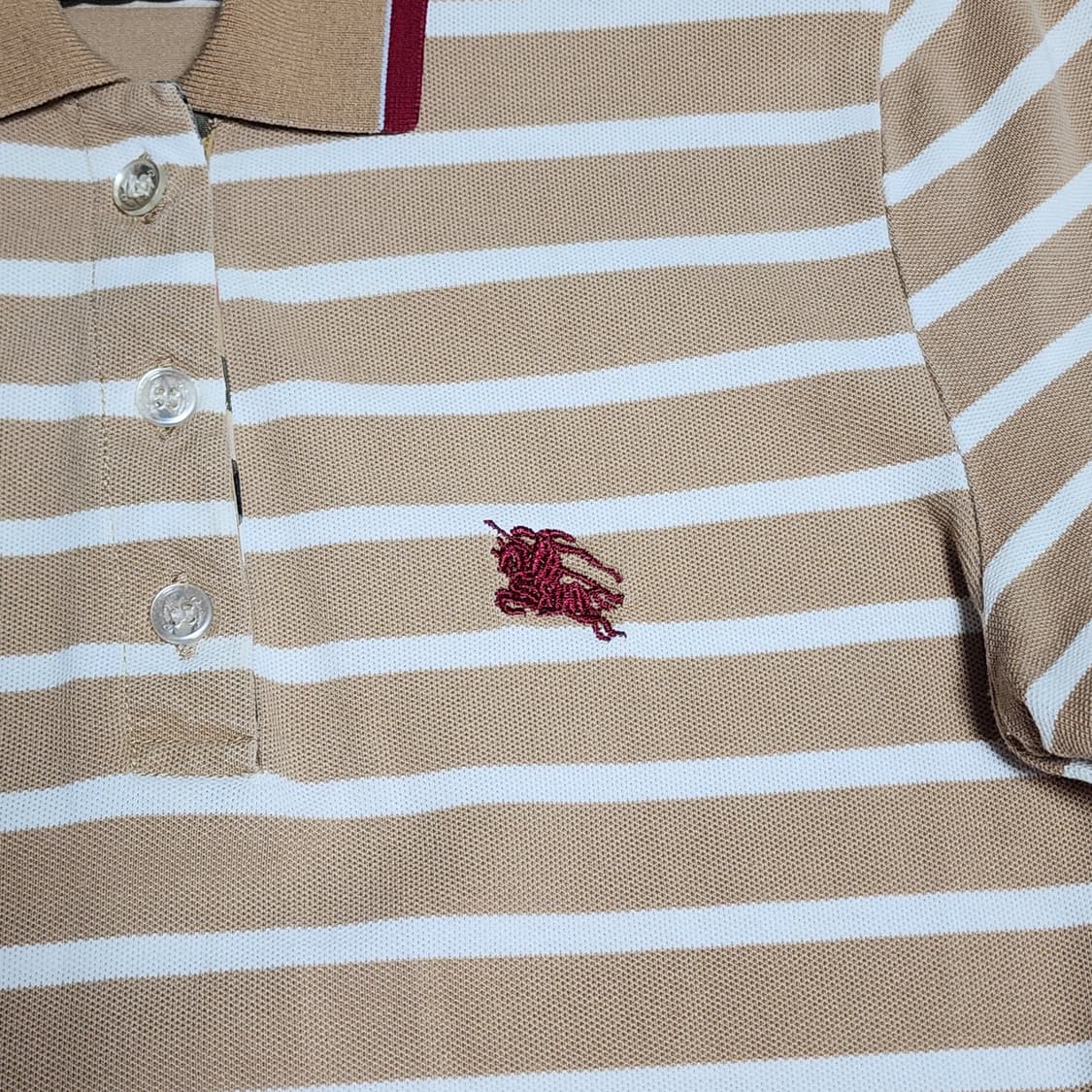 버버리 여성 반팔 카라 원피스 피케원피스 m 상품이미지6