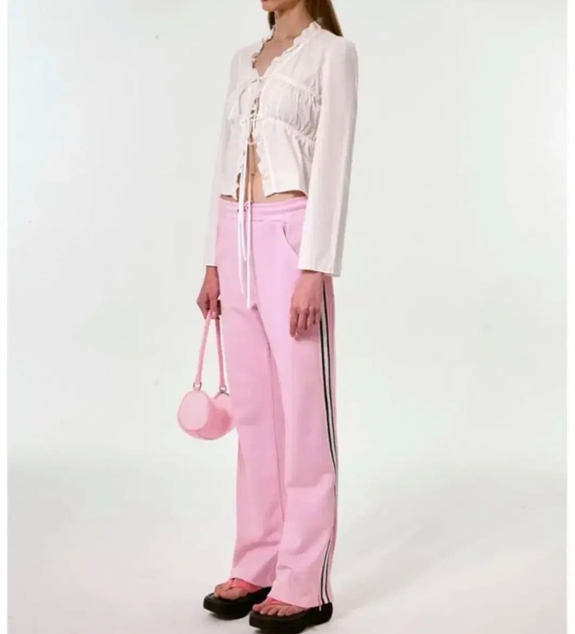 TheOpenProduct openyy 트랙 팬츠 핑크  상품이미지1