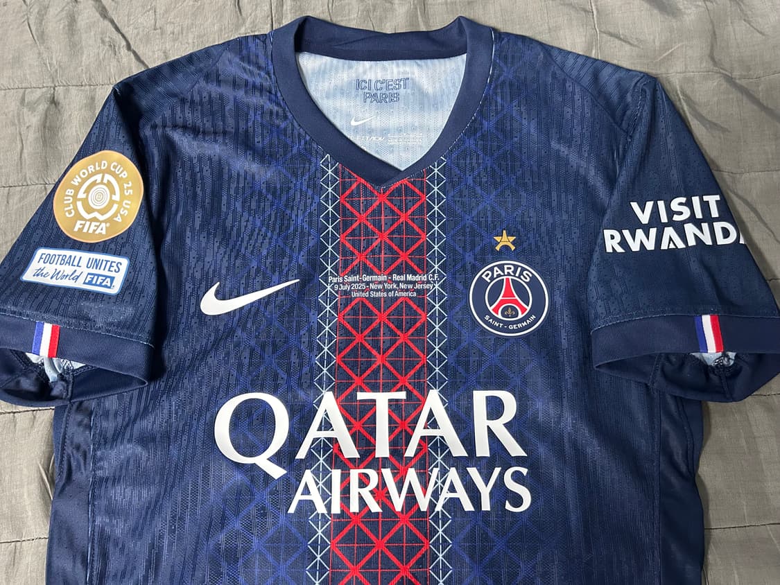 25-26 psg 파리 생제르망 홈 어센틱 유니폼 oem 상품이미지7