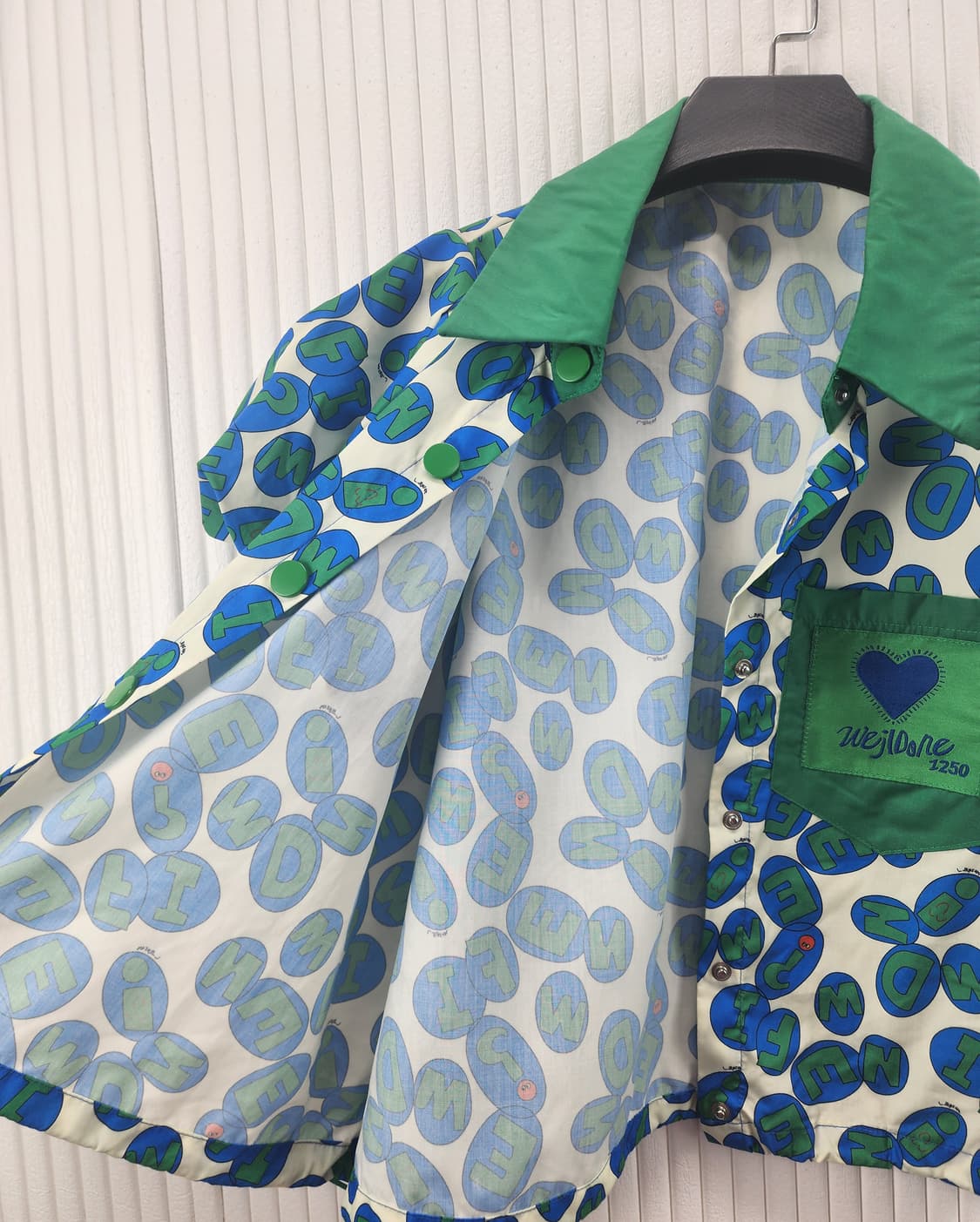 [66]웰던 하트 포켓 반팔셔츠 상품이미지5