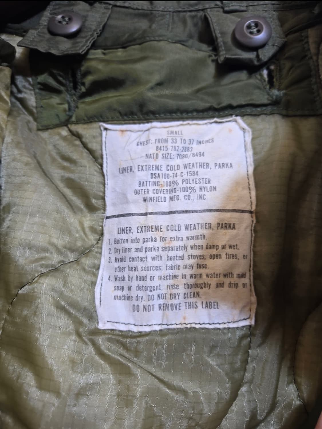 오리지널 M-65 피쉬테일파카 개파카 상품이미지3