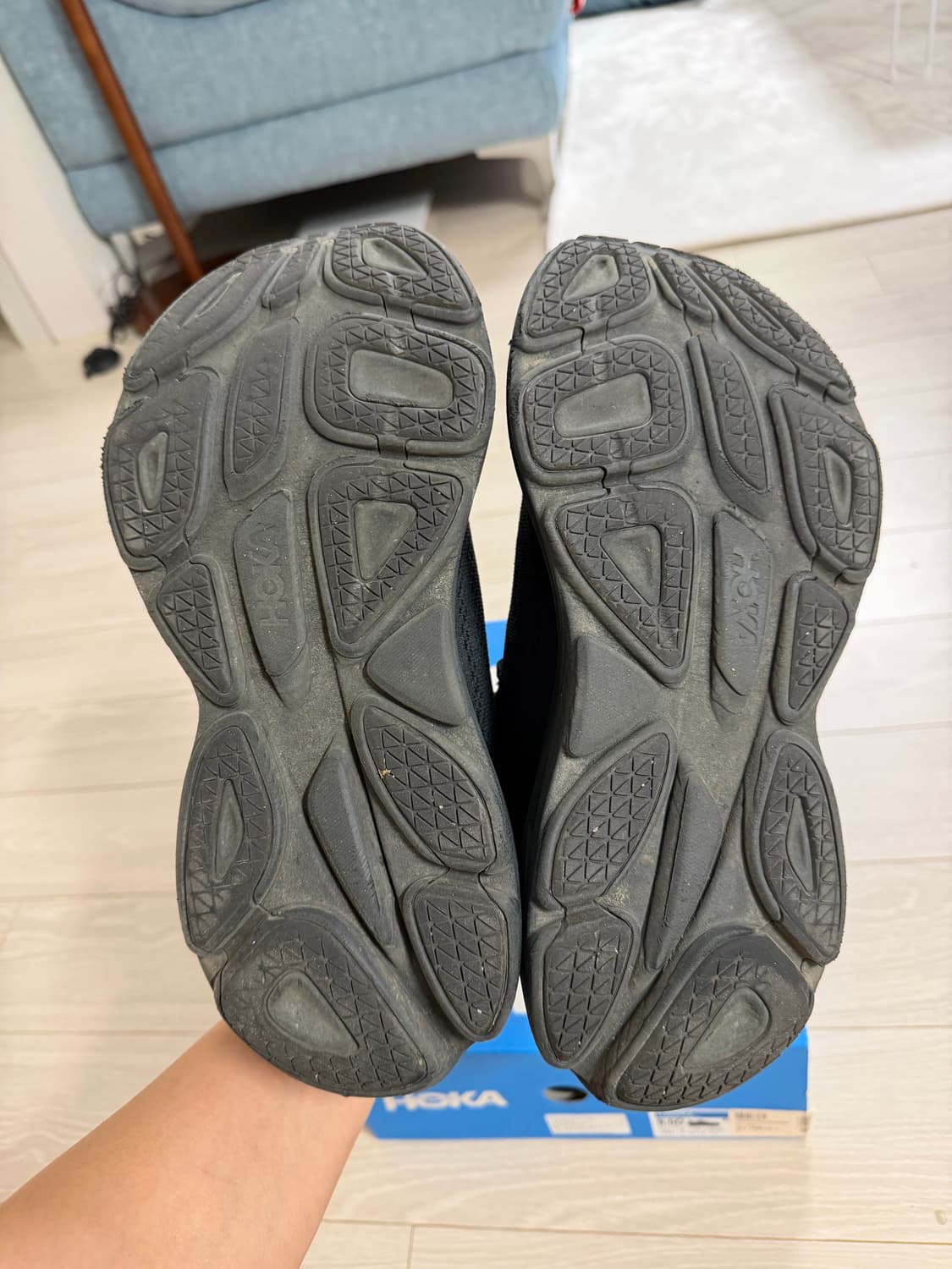 호카 본디8 블랙 275mm 운동화 상품이미지4