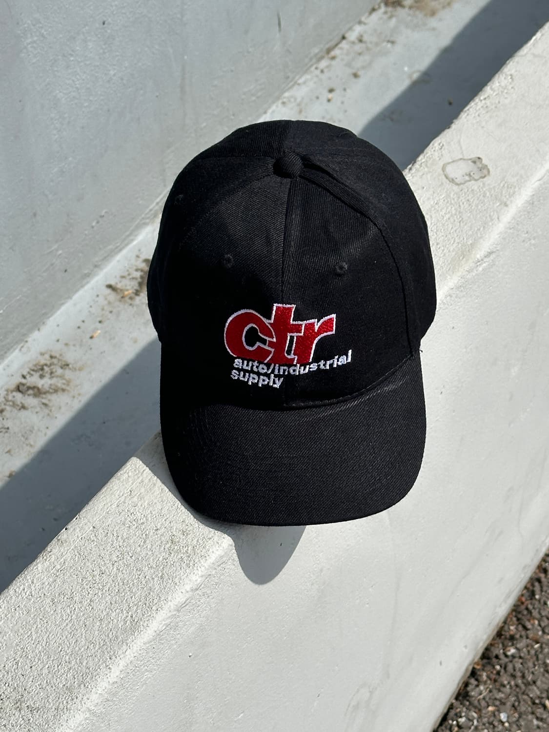 [F] CTR AJM 자수 블랙 워크웨어 빈티지 볼캡 모자 상품이미지1