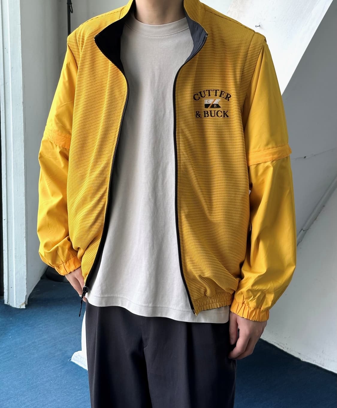 6way design washed poly zip parka 상품이미지10