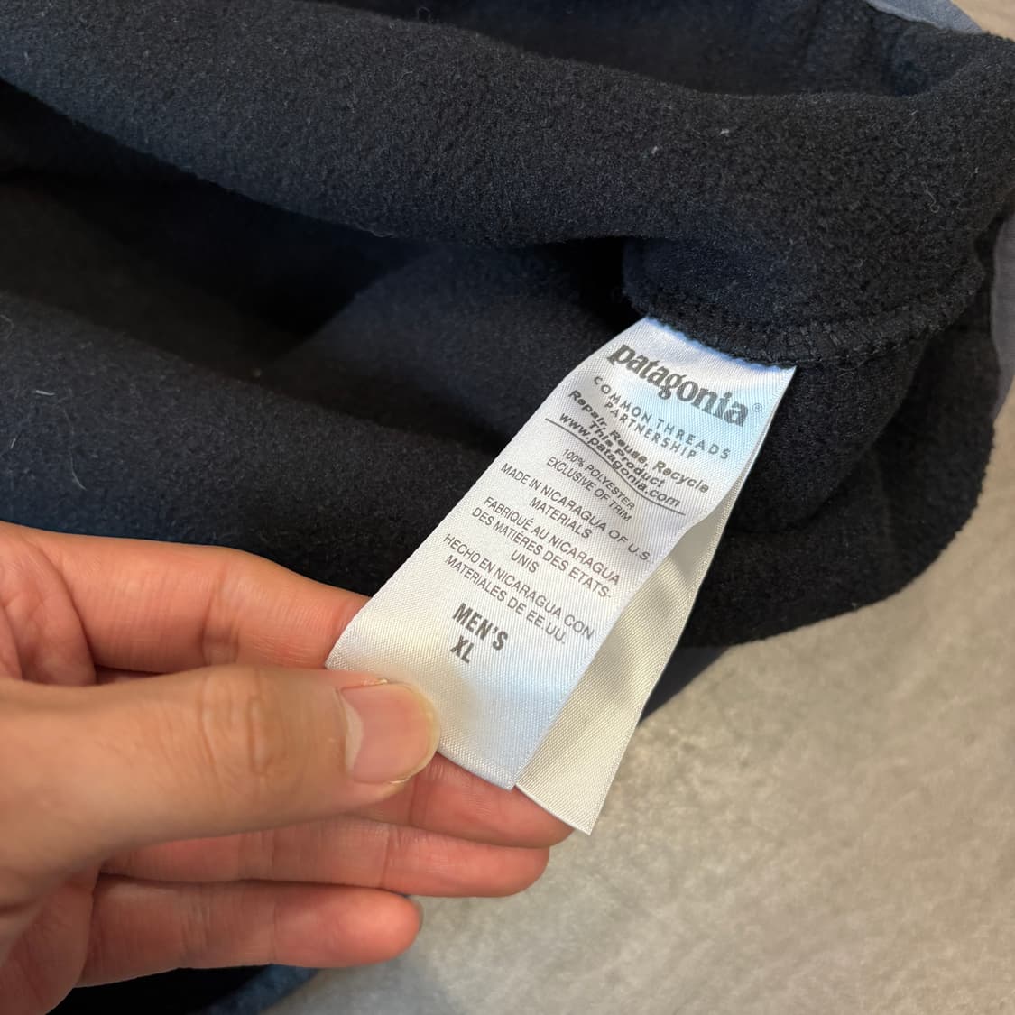 파타고니아 정품 블랙 신칠라 스냅티  상품이미지7