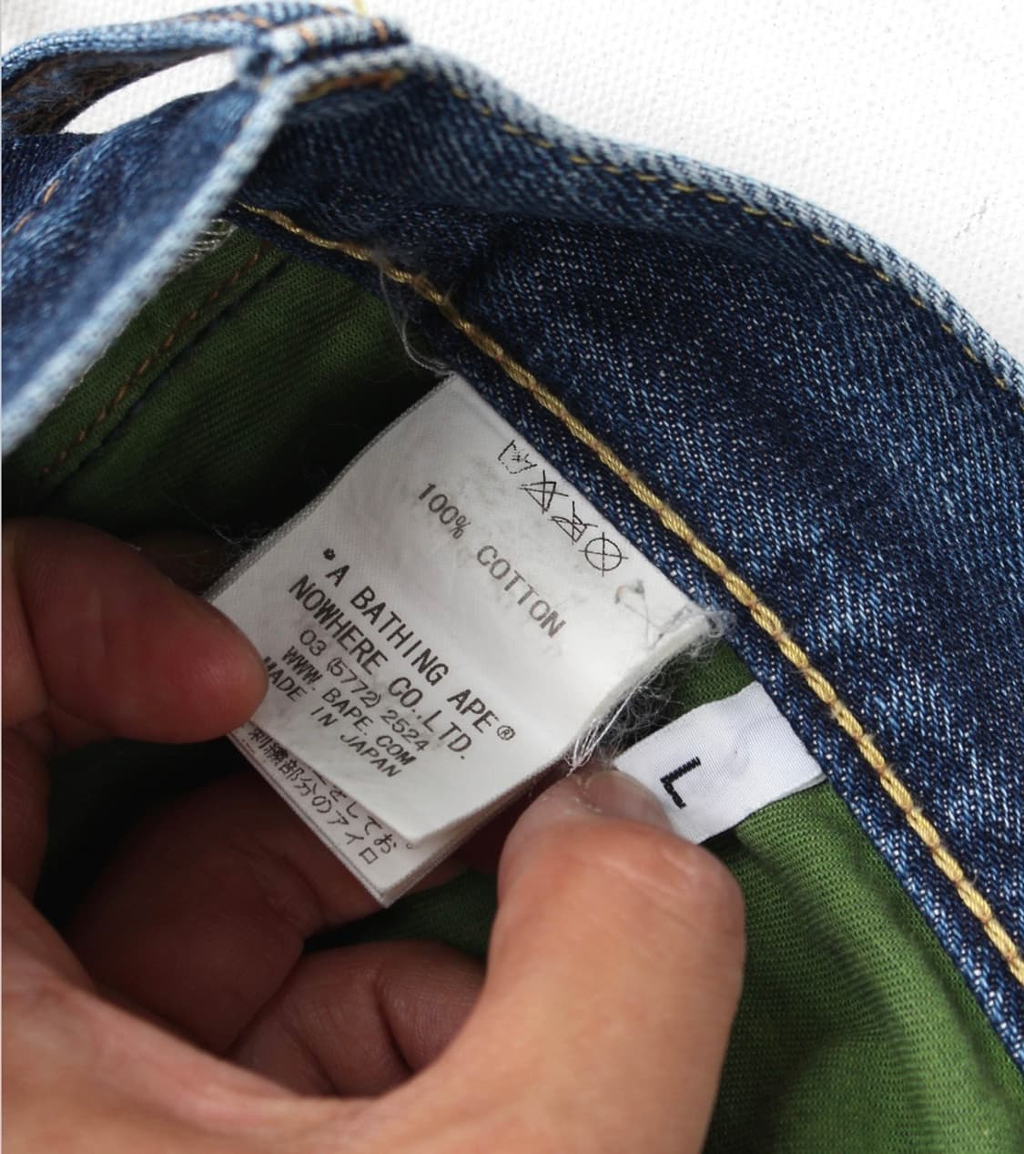 00s A BATHING APE Denim Pants 베이프 BAPE 상품이미지6