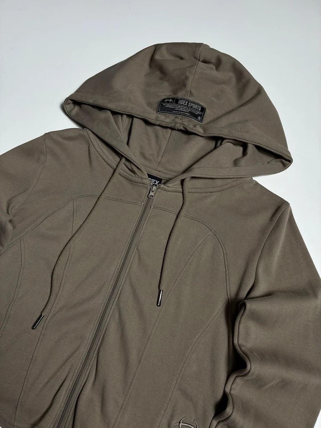 에이치덱스 HDEX 23FW 우먼스 소프트 크롭 후드 집업 R1900 상품이미지2