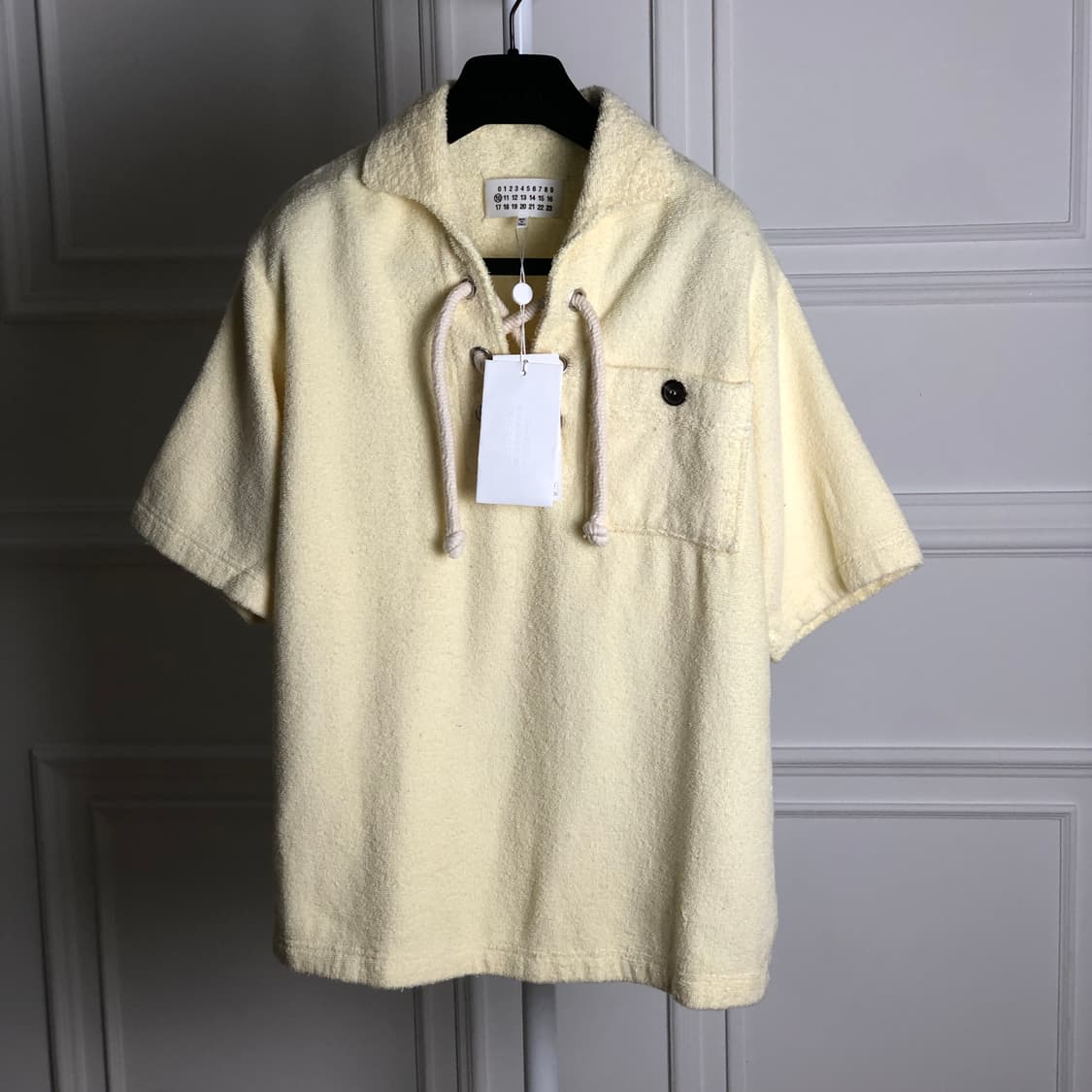 마르지엘라 오픈카라 스트랩 셔츠 상품이미지7