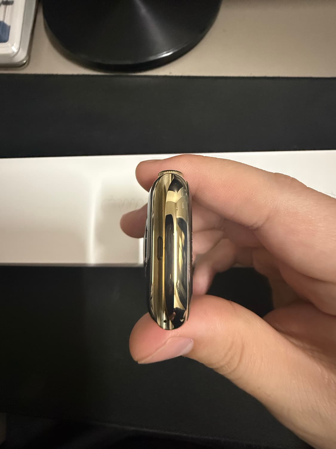 애플워치7 45mm 스테인리스 골드 셀룰러 배터리성능 100% 상품이미지5