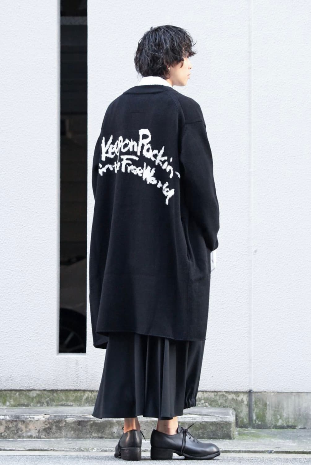 요지야마모토 뿌르옴므 롱가디건 상품이미지1