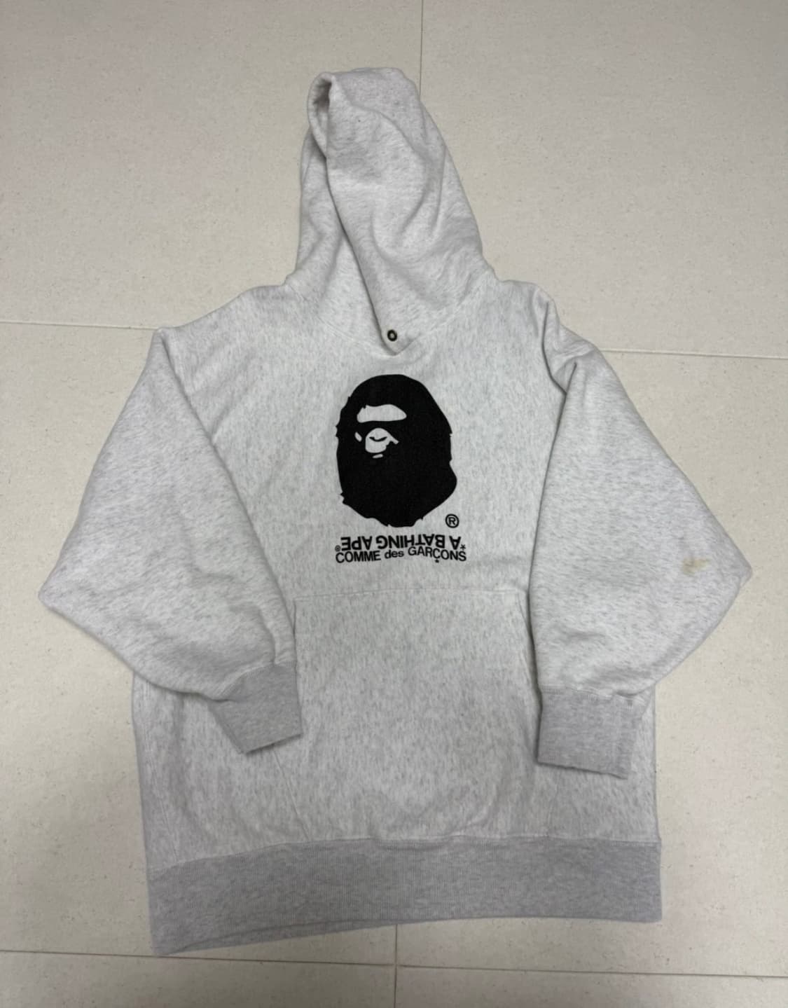 베이프 꼼데 오사카한정 콜라보 후드티 상품이미지1