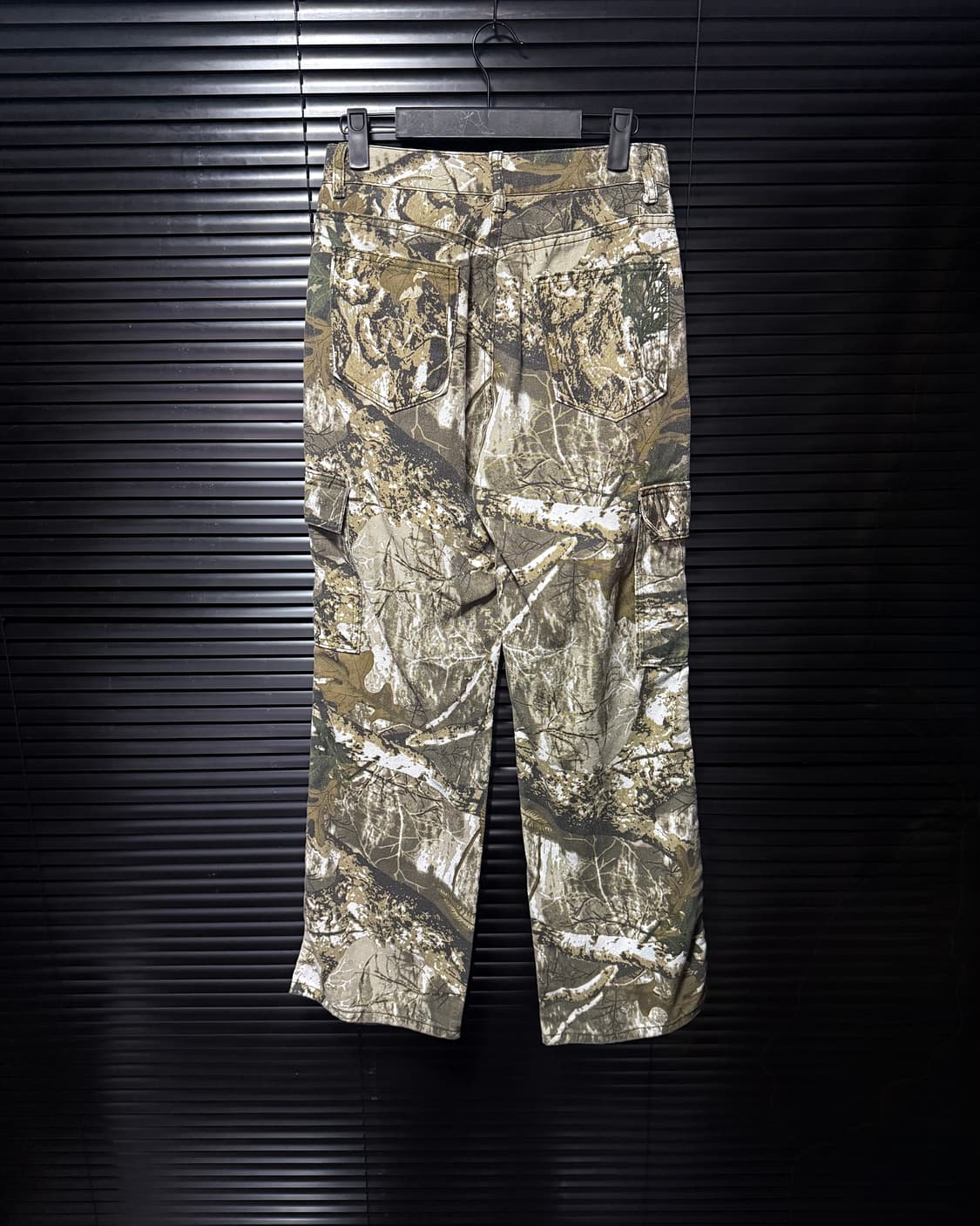 리얼트리 밀리터리 카모 워크 카고 팬츠 바지 S 27 갸루 고스 펑크 락 상품이미지4