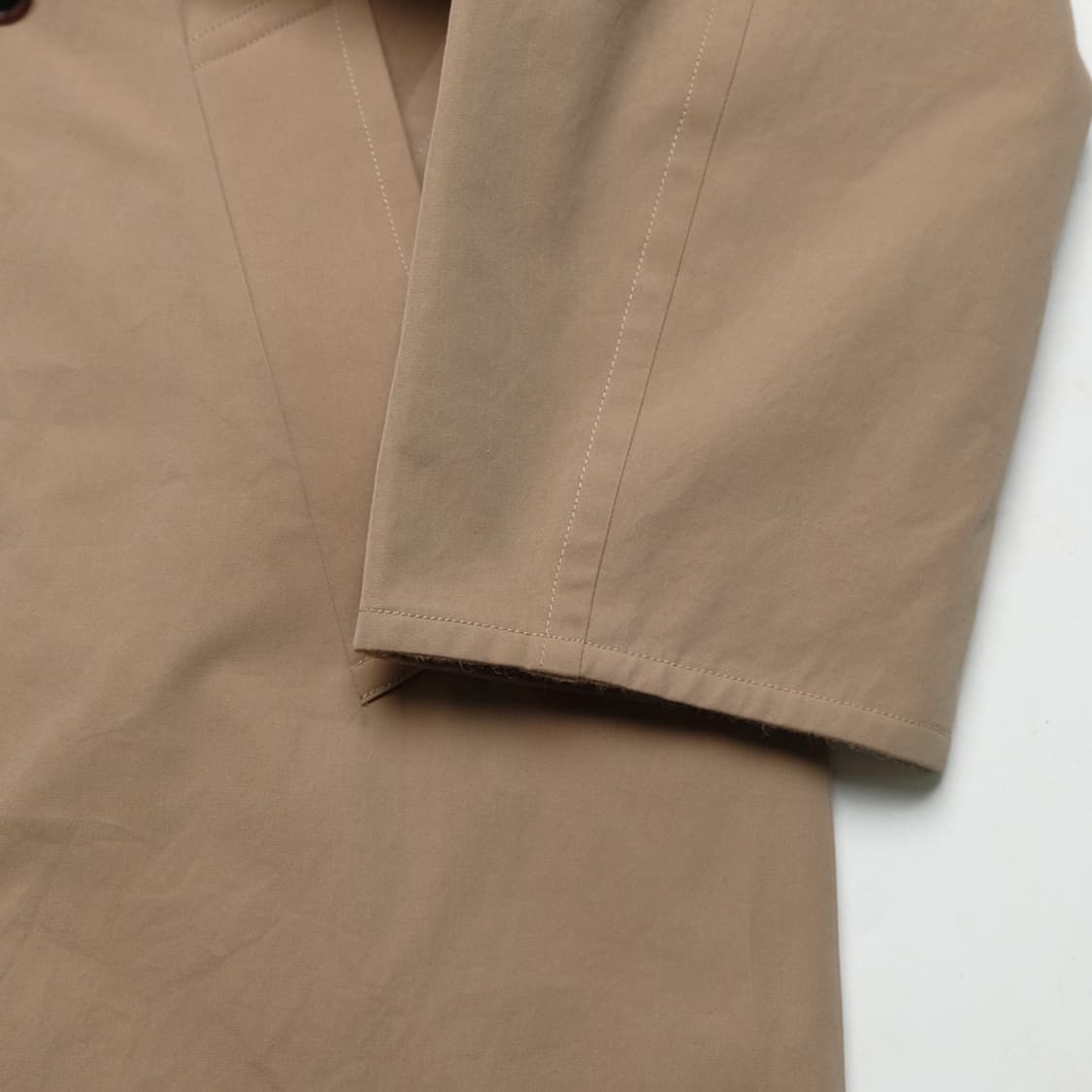 finx hard twist gabardine hooded double  상품이미지5