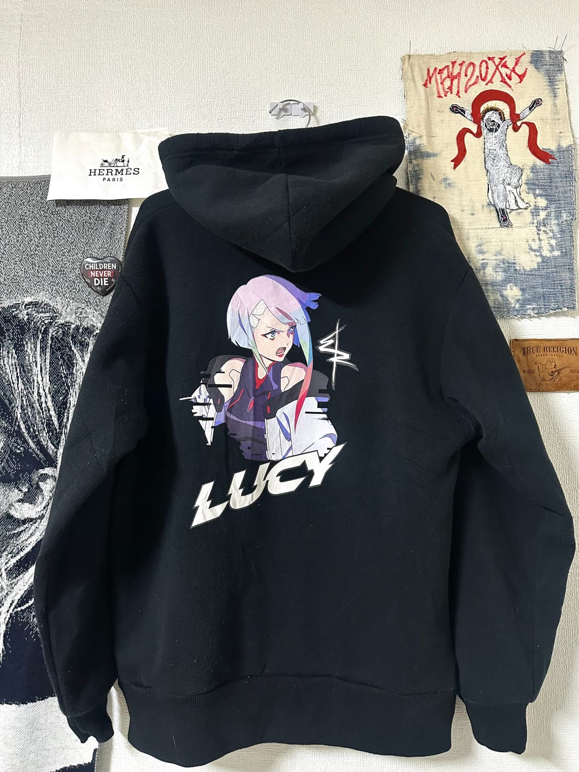 사이버펑크 엣지러너 루시 후드 (공식 머천다이즈) 상품이미지3