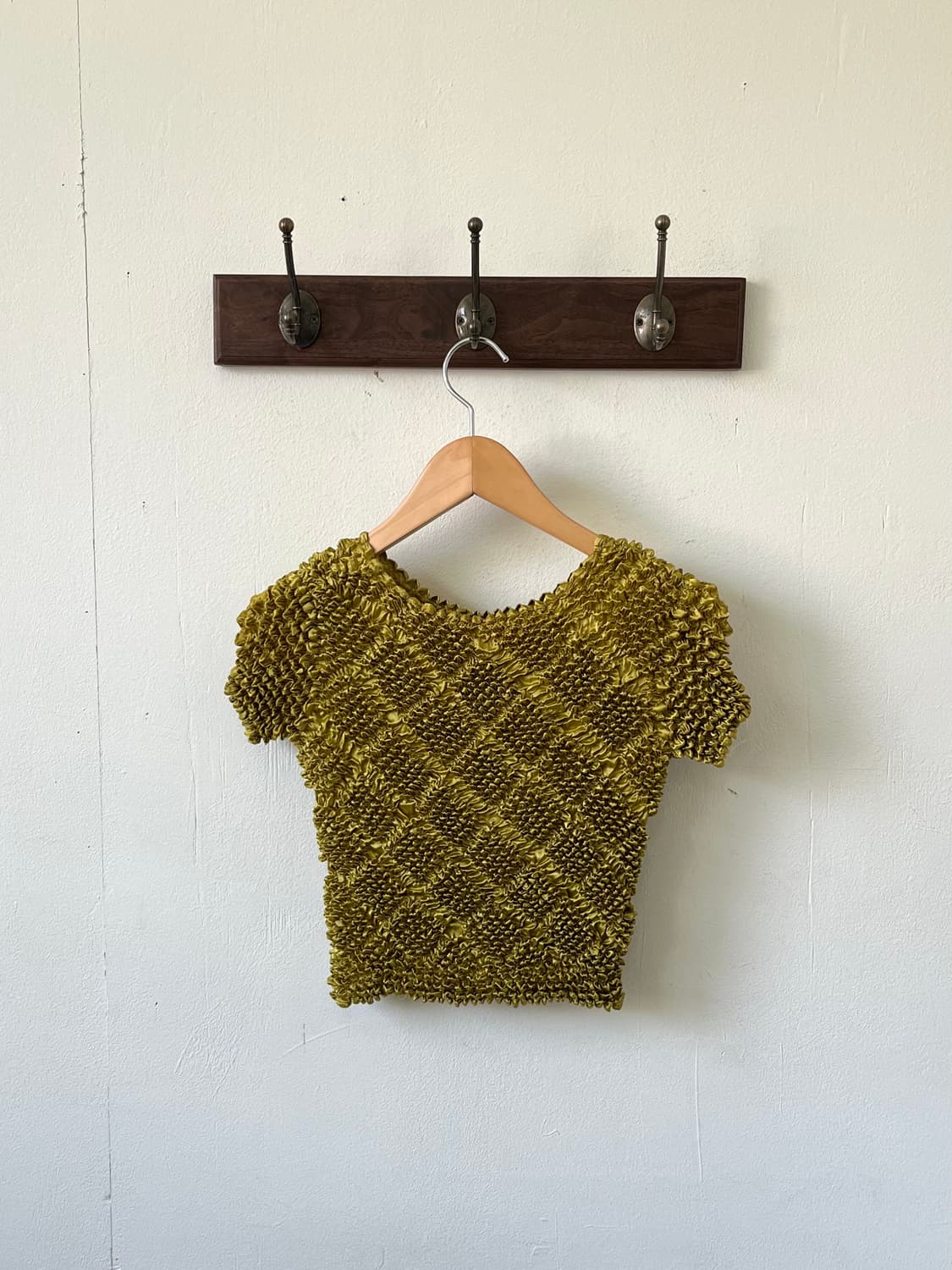 Japan vtg 플리츠 탑 상품이미지2