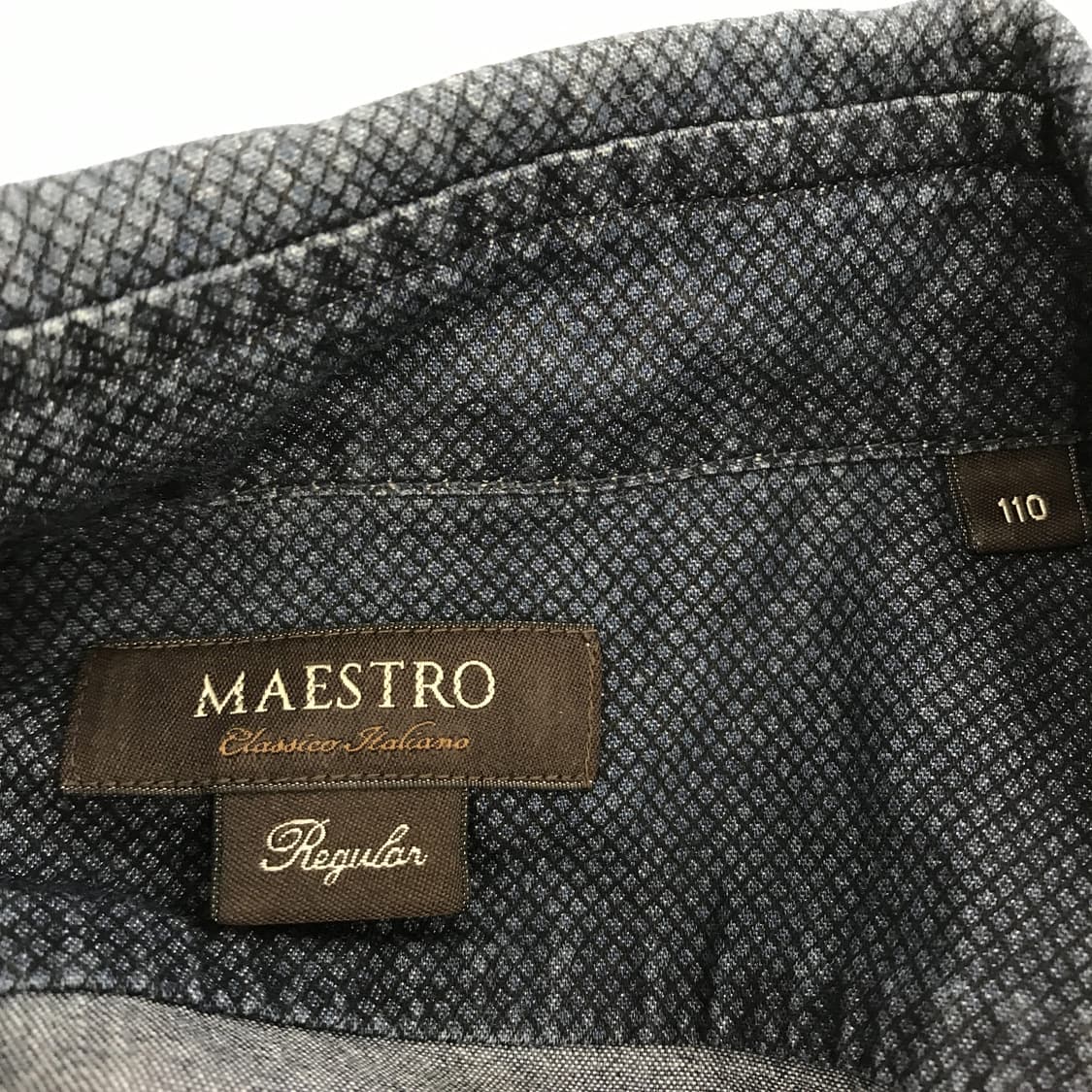 마에스트로 인디고 데님셔츠 [110사이즈] 상품이미지5