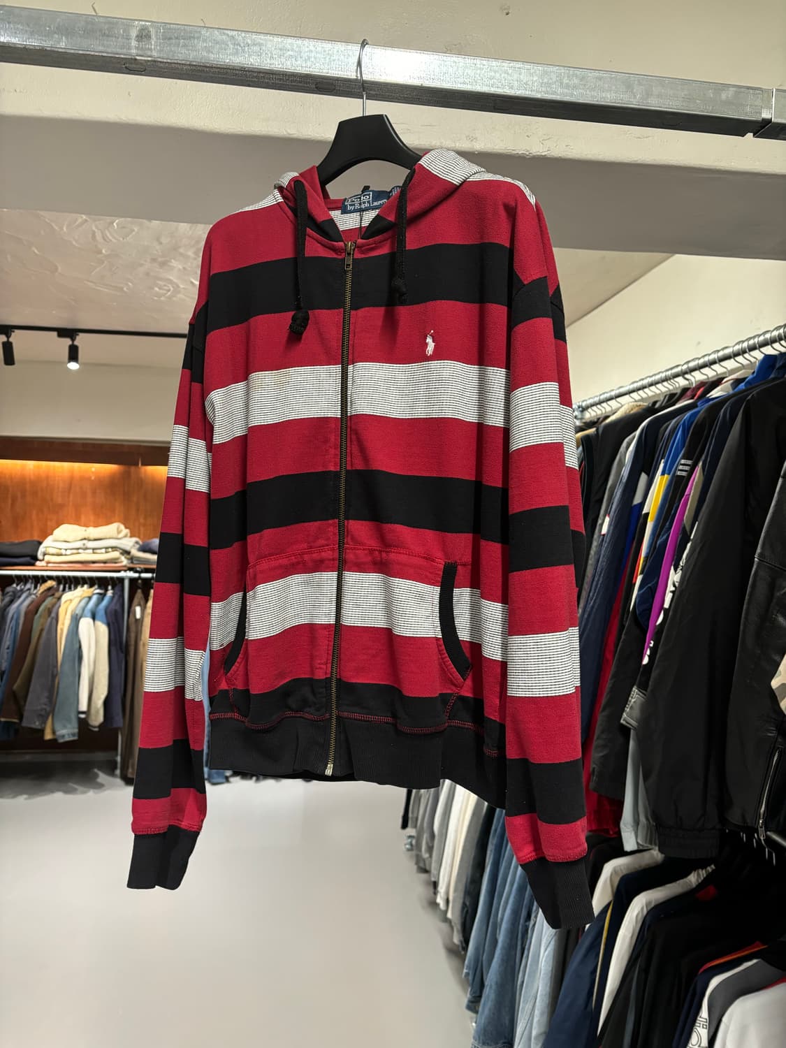 폴로 랄프로렌 후드 집업 상품이미지3