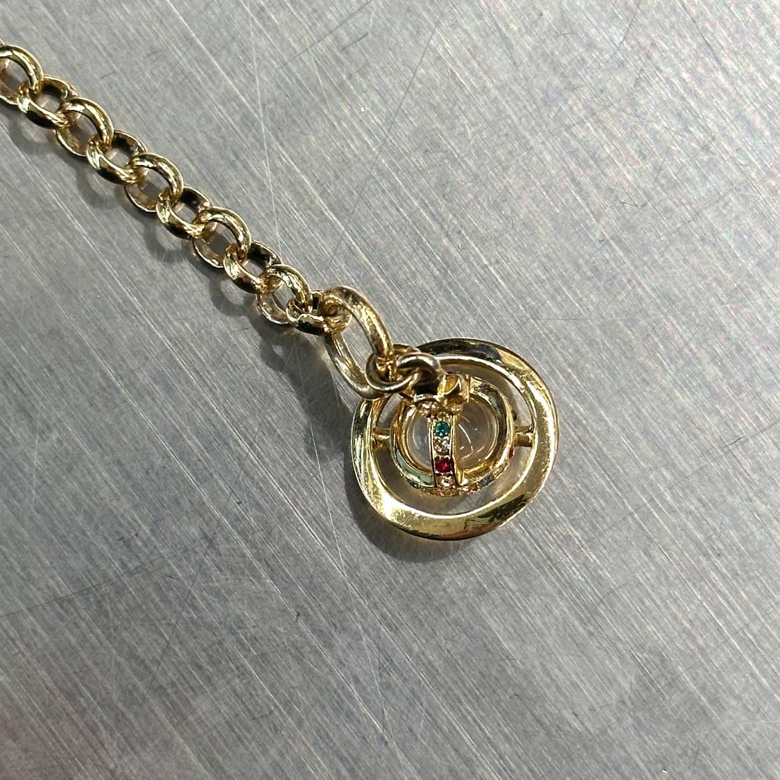 비비안웨스트우드 쁘띠 오브ORB 팔찌 골드 상품이미지5