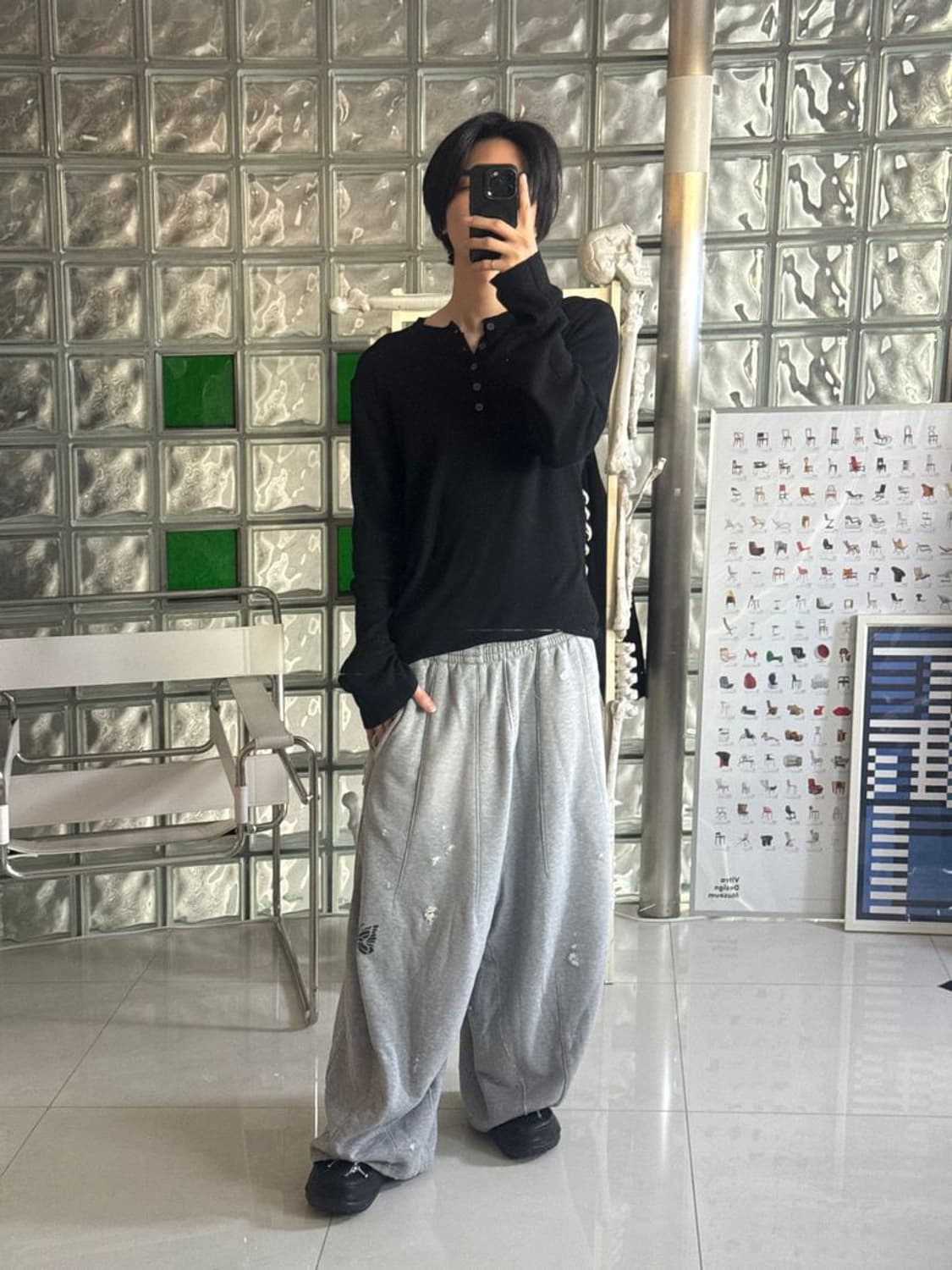 DECONSTRUCTED H.D. SWEAT PANTS 스웨트 팬츠 상품이미지5