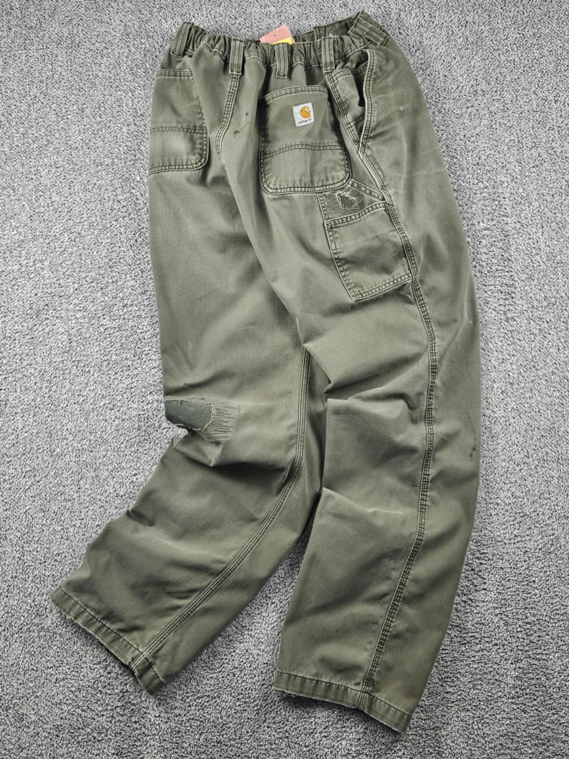 칼하트 밴딩 리페어 커스텀 카펜터 워크 팬츠 (40X34) / 10635 상품이미지2