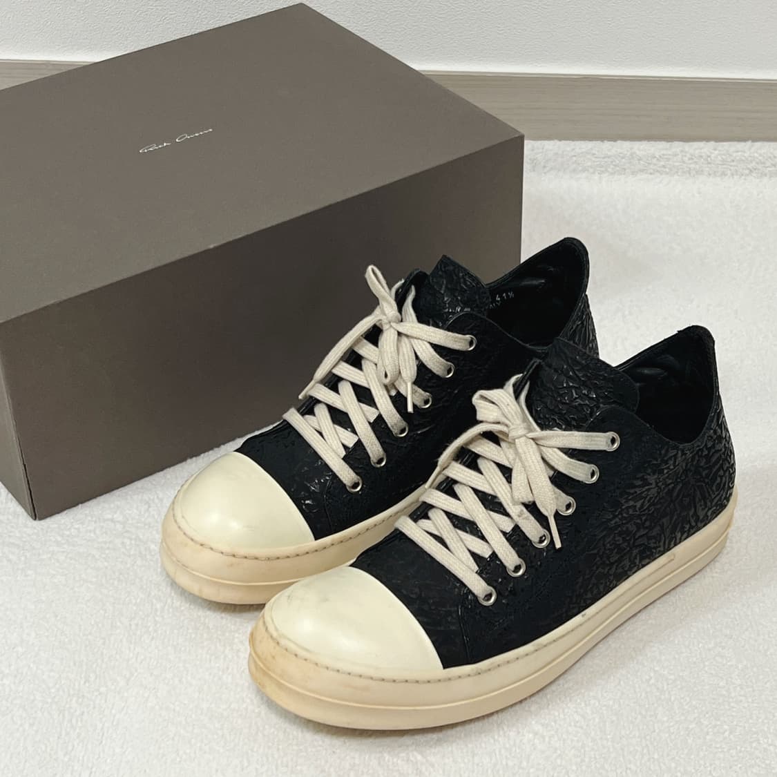 릭오웬스 17SS 컨버스 라몬즈 로우 LLUP 상품이미지1