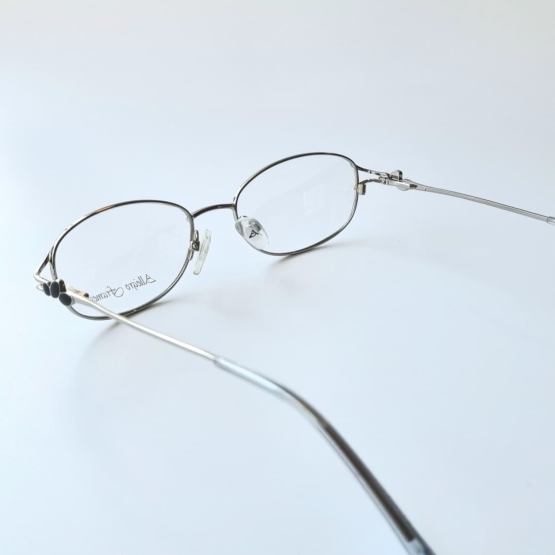 데드스탁 빈티지 실버 오발 안경테  609 상품이미지5