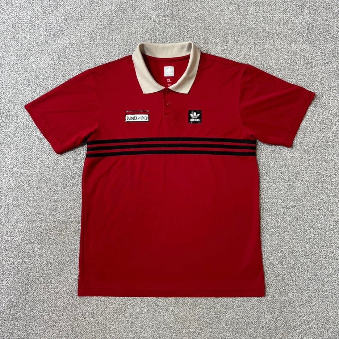 아디다스 x 버거월드 콜라보 반팔티 상품이미지1
