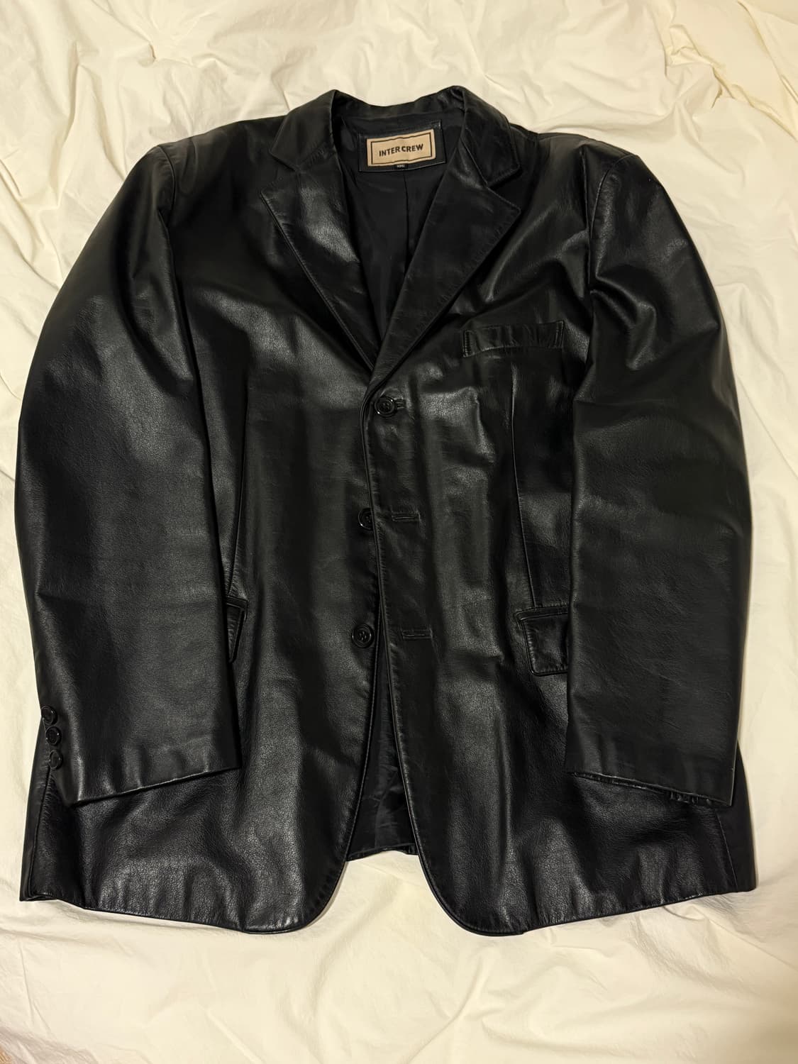 리얼 레더 블레이저 상품이미지1