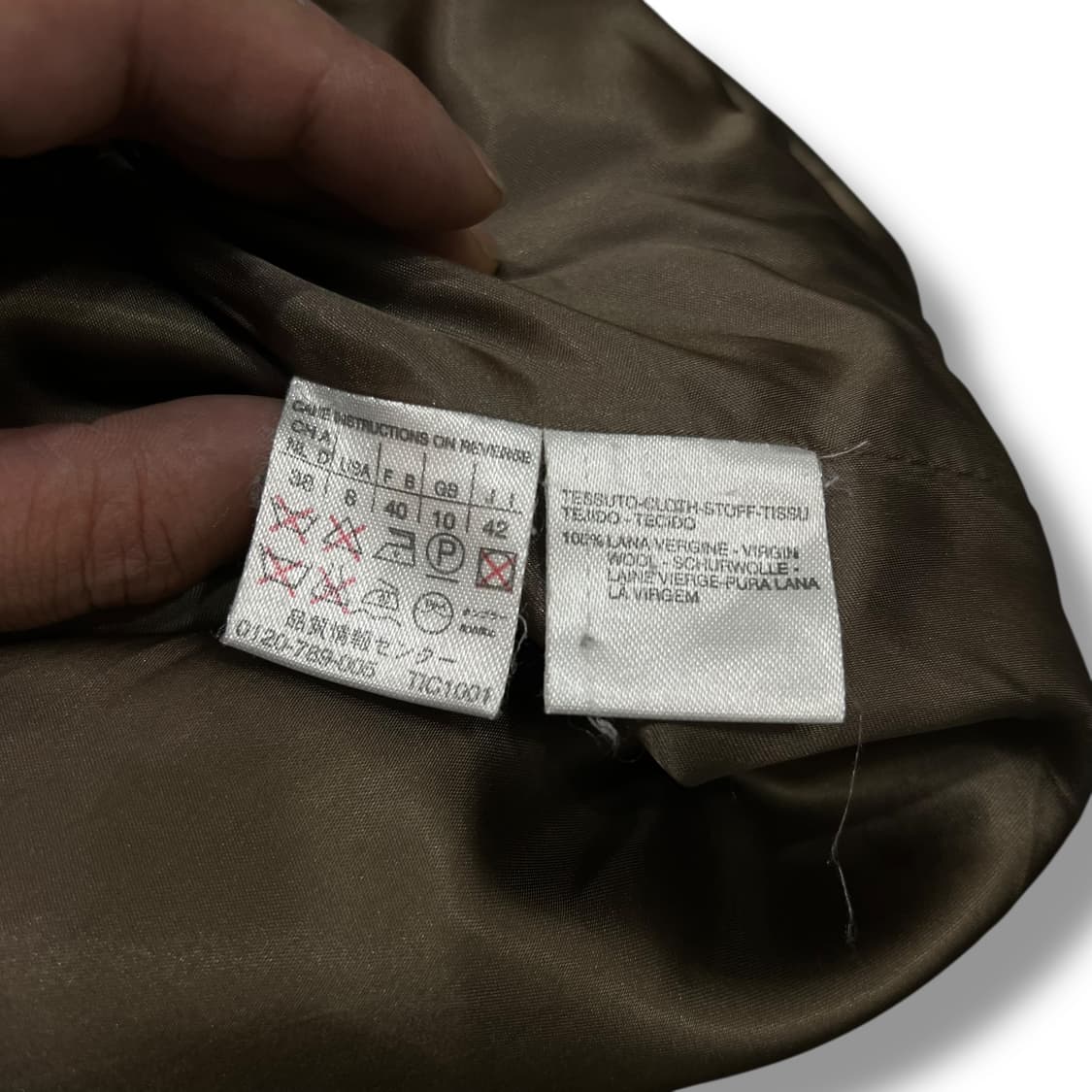  막스마라 베이지 울 맥코트 y13943 상품이미지8