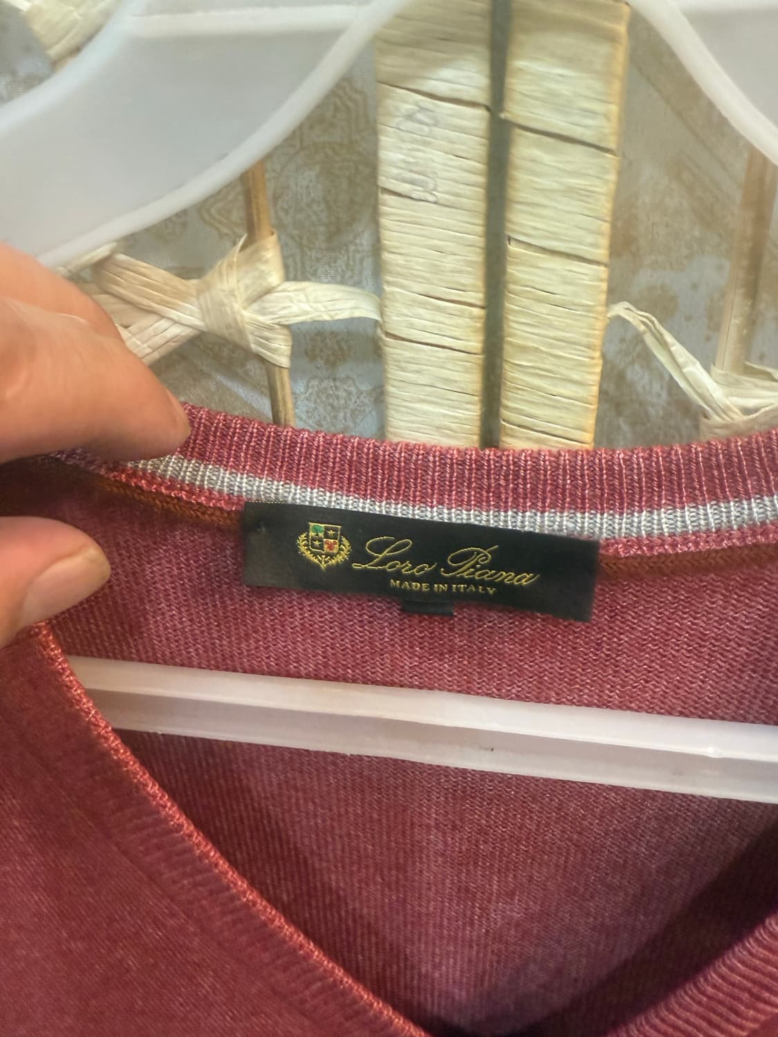 52/105 정품 로로피아나 캐시+실크혼방 조끼 팝니다 상품이미지2