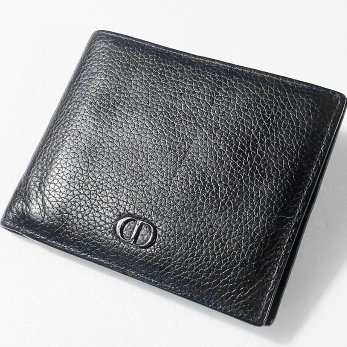 [정품] DIOR 디올 CD아이콘 그레인 송아지가죽 남성용 반지갑 상품이미지3