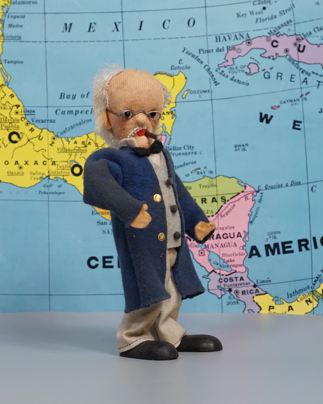 빈티지 소품 1950년 독일 핸드메이드 인형 상품이미지2