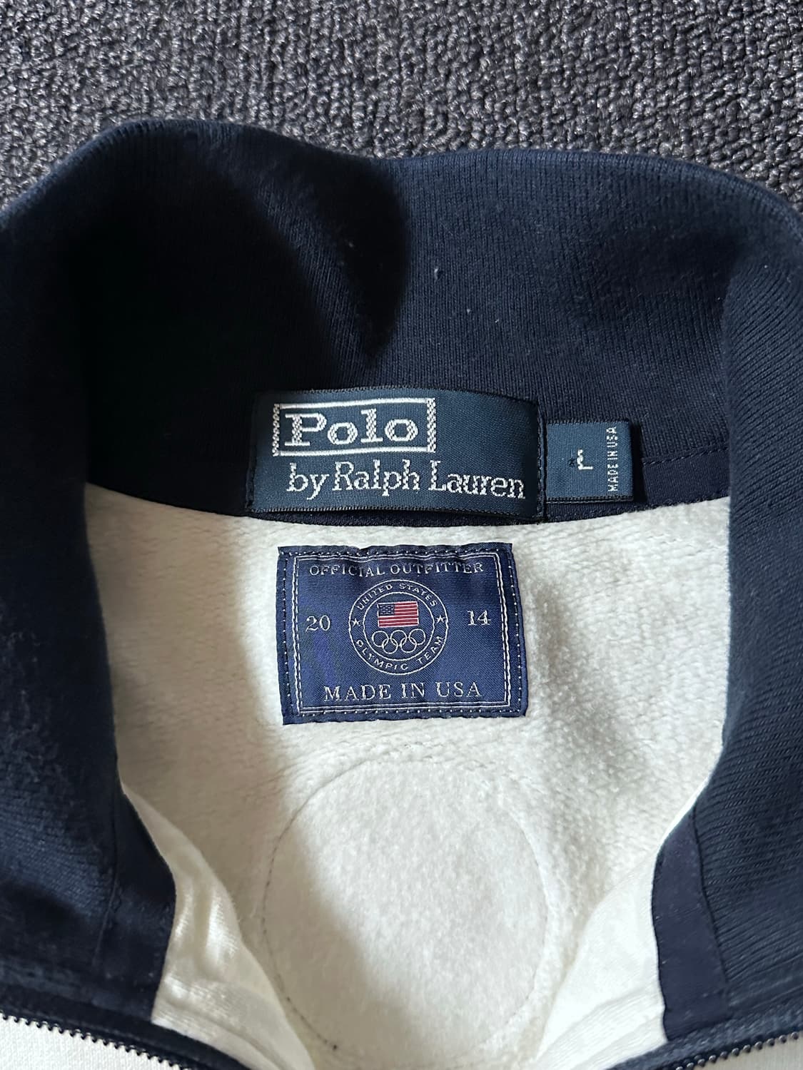 Polo 폴로 랄프로렌 성조기 2014 올림픽 팀USA 하프 반집업 상품이미지5