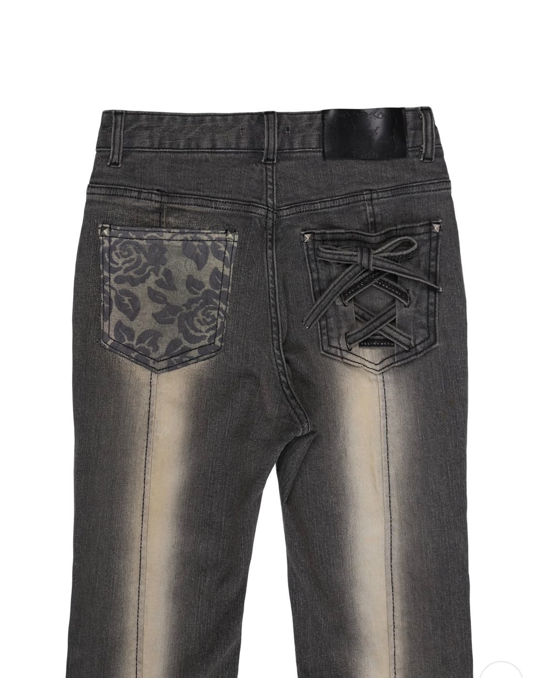 (새상품)달링유어배드 CORSET BOOTS CUT DENIM #DUST 상품이미지2