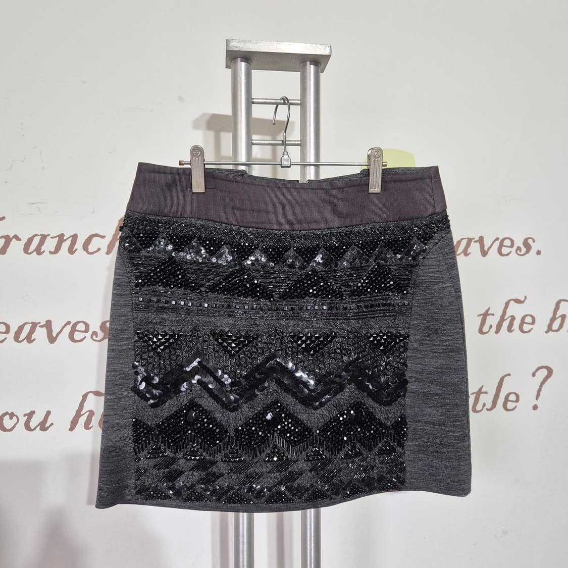 TIME POSTMODERN 스팽글 미니 스커트 상품이미지1