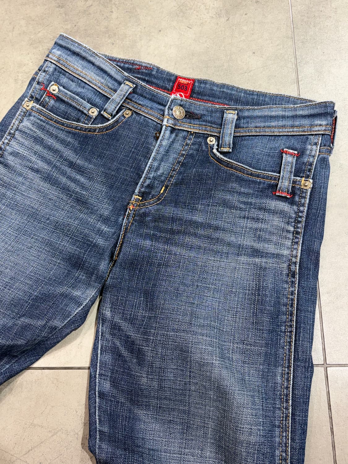 EDWIN 세미 부츠컷 데님팬츠 상품이미지3