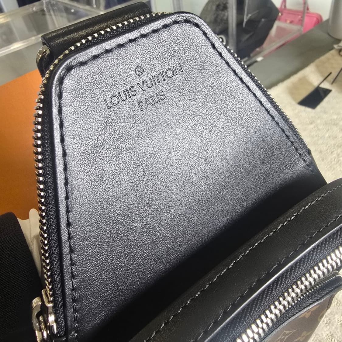 [중고/정품] 루이비통 에비뉴 슬링백 NM 모노그램 마카사르 상품이미지3