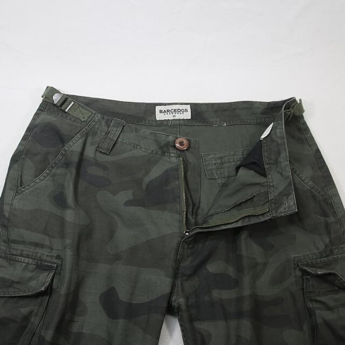 (착용컷) BARCEDOS 카모 카고 팬츠 (32.5) 상품이미지6