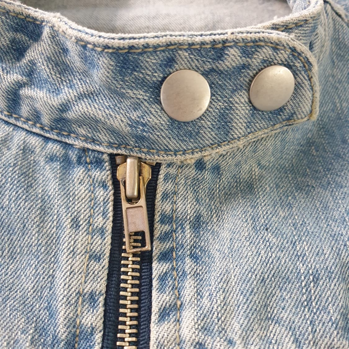 블루걸 데님 크롭 자켓 상품이미지3