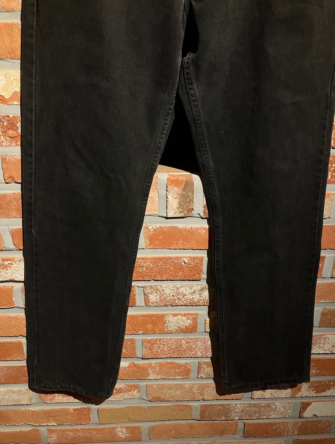 90s USA 빈티지 리바이스 505 블랙 데님 팬츠 상품이미지4