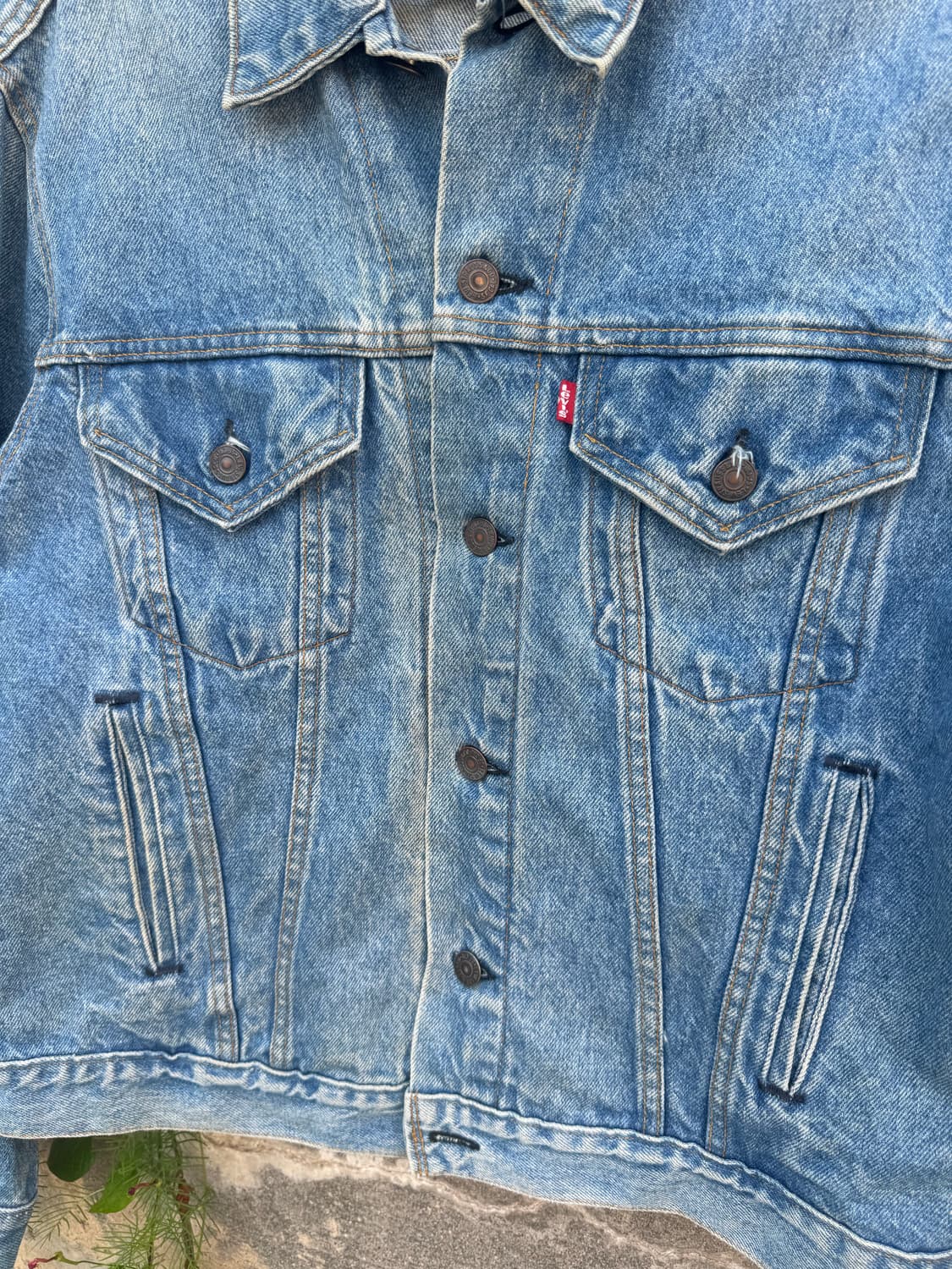 80s levis 리바이스 3rd usa made 데님 트러커 자켓 상품이미지3