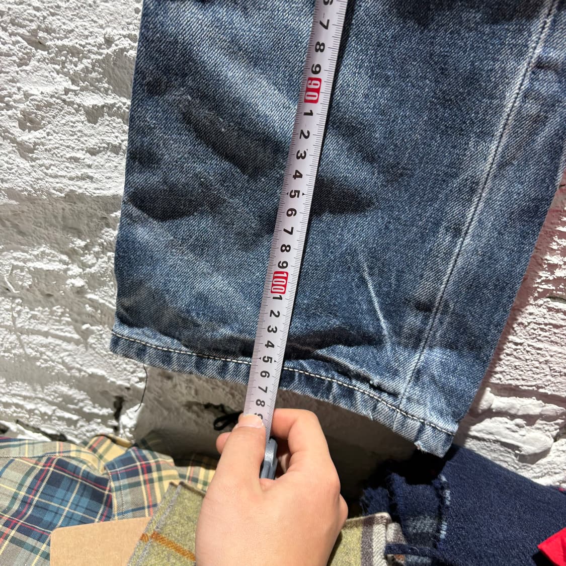 에비수 빈티지 워싱 데님 팬츠 상품이미지7