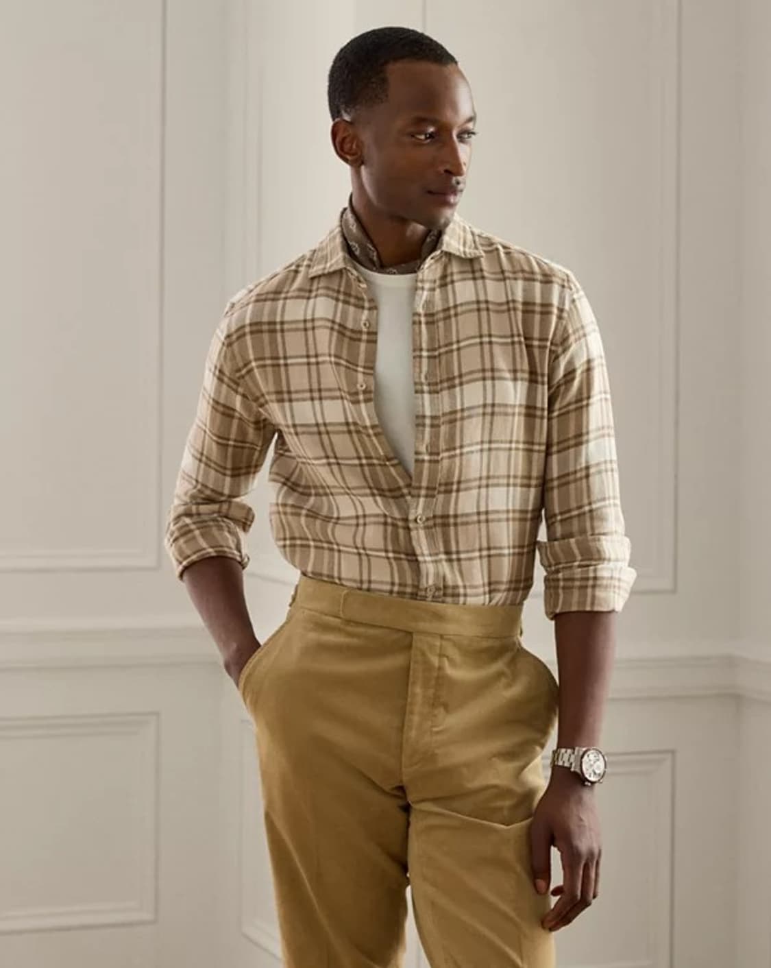 랄프 로렌 퍼플 라벨 플레이드 플란넬 셔츠 상품이미지6